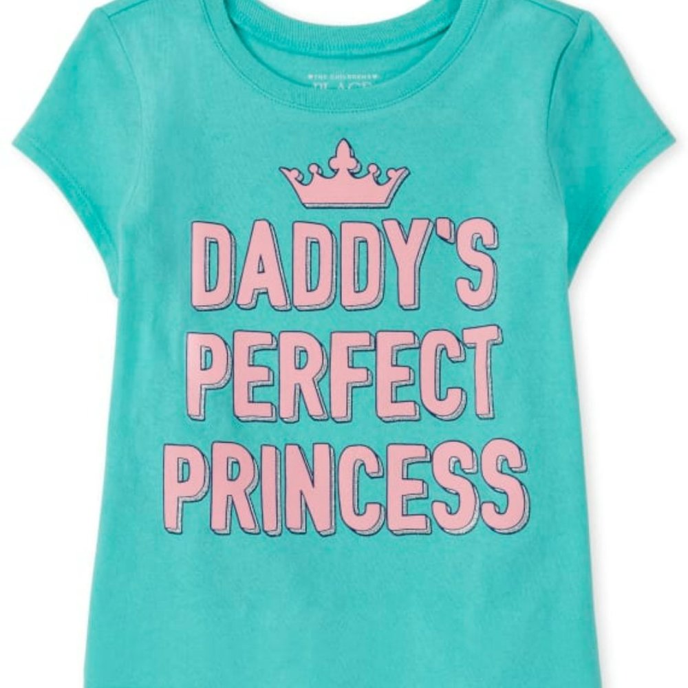 Children's Place Daddy's Perfect Princess T-shirt Valentines Several sizes NWT
